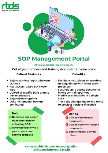 SOP Management portal-poster